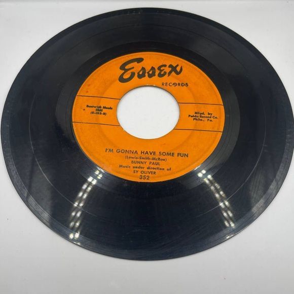 Essex Records Such a Night Bunny Paul Im Gonna Have Some Fun‎ 7 inch - Picture 1 of 2